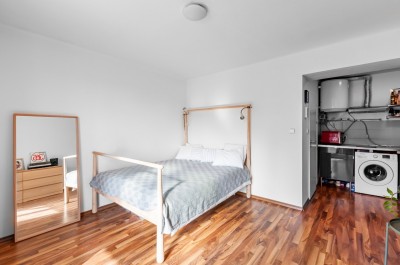 Prodej bytu 1+kk s velkou terasou (35 m2), Doudlebská, Praha 4 - Nusle