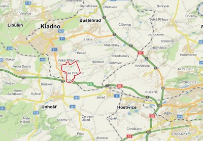 Prodej zahrady 942m2, Dolany, okr. Kladno