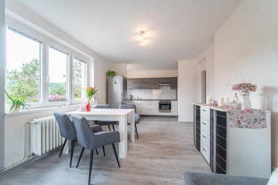 Prodej bytu 3+kk, 71m2, s garáží, Nižbor - ulice Nad Sklárnou