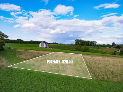 Prodej stavebního pozemku 829 m2, Košátky