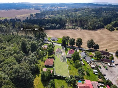 Prodej RD 3+1 95 m2, pozemek 1983 m2, Humpolec - Rozkoš