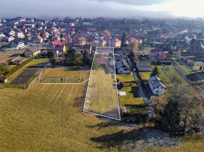 REZERVACE Prodej RD se stodolou, pozemek 1955m2 - Kačice, okr. Kladno