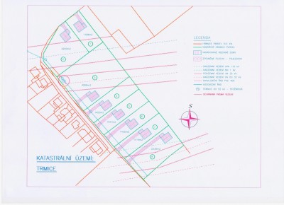 Prodej stavebního pozemku 2.330 m2, Trmice okr. Ústí nad Labem