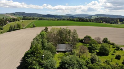 Prodej chalupy 120 m2, pozemek 7579 m2 na samotě v Orlických horách