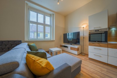 Prodej bytu 1+kk, 39 m2, Slaný - Třbízského