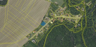 Prodej stavebního pozemku 1524 m2, Krchleby - Chedrbí