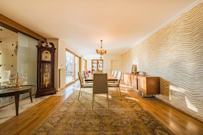 Rodinné sídlo 535 m2 na hranici Křivoklátských lesů, pozemek 3420m2, bazén, wellness