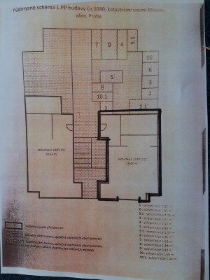 Prodej bytu 1kk prozatím vedený jako nebytový prostor - 28.4 m2, Praha 4, Michle, ul. Vnější