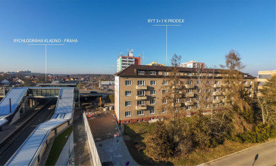 Prodej bytu 3+1, 80 m2, ulice ČS. armády - Kladno