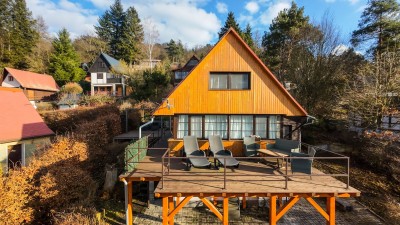 Prodej chaty 3+kk s jídelnou, 73 m2, pozemek 551 m2, Sýkořice, Křivoklátsko, okres Rakovník