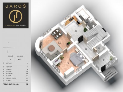 Prodej domu 6+2 se zahradou a garáží, ulice Výtvarnická, Praha-Zbraslav