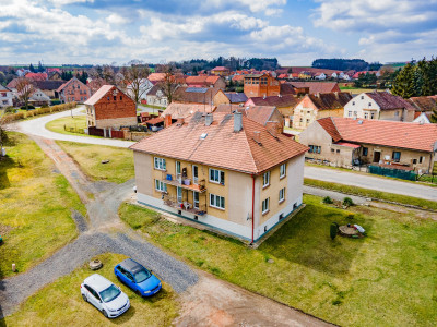 Prodej  bytu 4+1/B/2G, 92 m2, Milostín, okres Rakovník