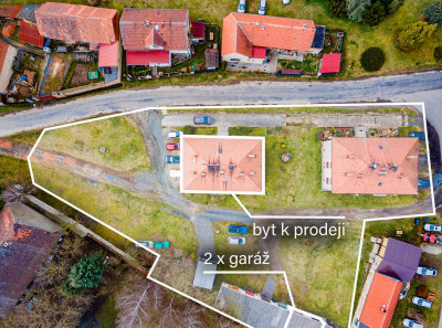 Prodej  bytu 4+1/B/2G, 92 m2, Milostín, okres Rakovník