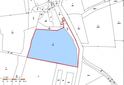 Prodej pozemku v obci Lestkov, 8.018 m2,  Klášterec nad Ohří